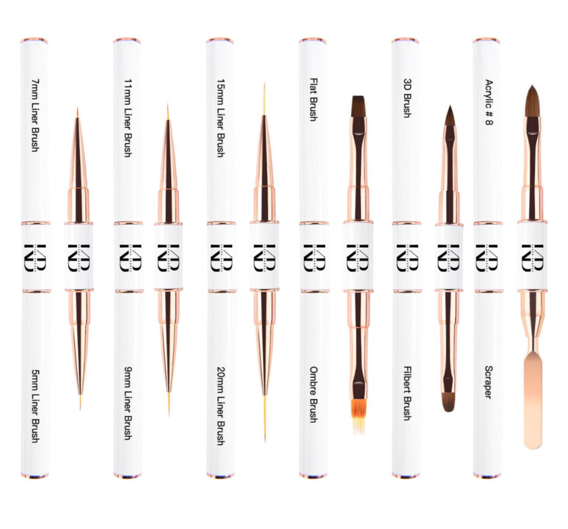 (12) Set Nail Brush Double-Ended